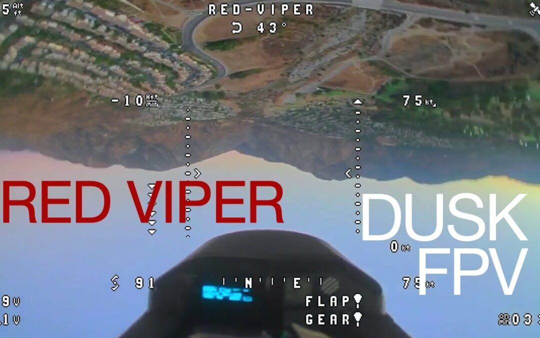 Red Viper Slow Flight Practice at Dusk