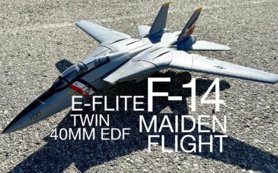 E-flite F-14 Tomcat Twin 40mm EDF Maiden Flight