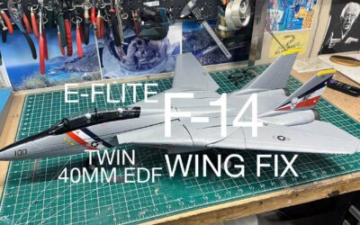 Quick Wing Fix – E-Flite F-14 Tomcat Twin 40mm EDF