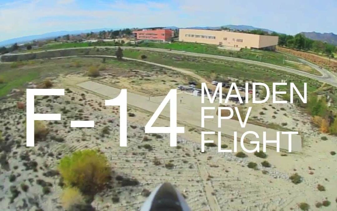 F-14 Twin 40mm EDF Maiden FPV Flight