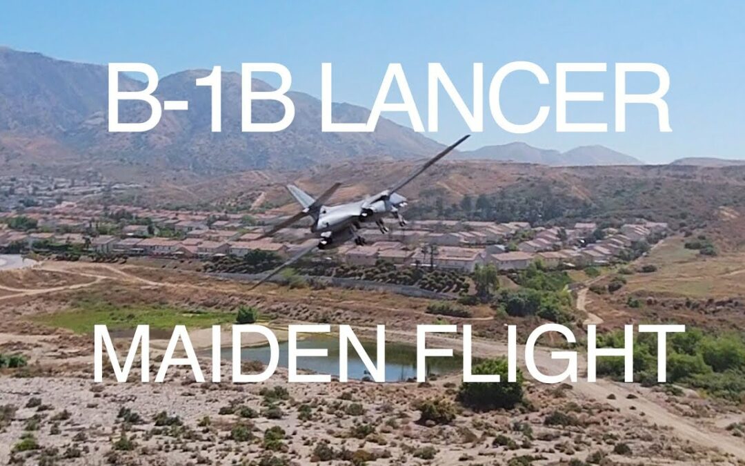 Xfly B-1B Lancer – Maiden Flight at Robin’s Field