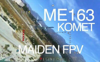 Me-163 Komet FPV – Maiden FPV Flight