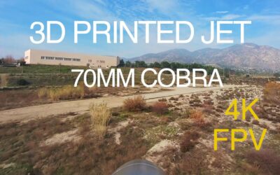 3D Printed Jet – 140% Cobra 70mm EDF FPV Cruise