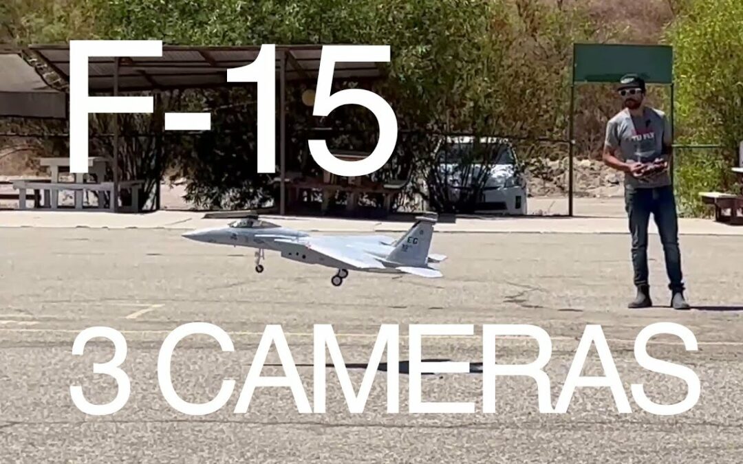 F-15 Eagle filmed with 3 cameras – 4K FPV